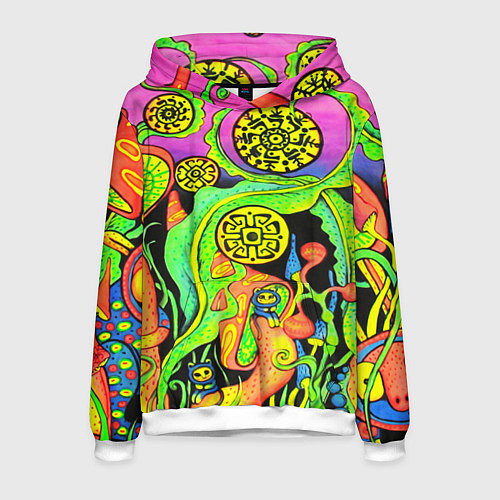 Мужская толстовка КИСЛОТА КИСЛОТНЫЙ / 3D-Белый – фото 1