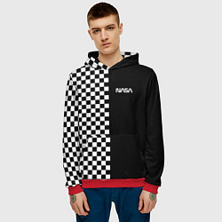Толстовка-худи мужская NASA, цвет: 3D-красный — фото 2