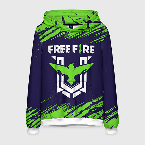 Мужская толстовка FREE FIRE ФРИ ФАЕР / 3D-Белый – фото 1