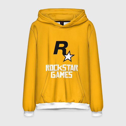 Мужская толстовка Рокстар / 3D-Белый – фото 1