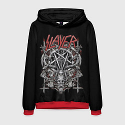 Толстовка-худи мужская Slayer, цвет: 3D-красный