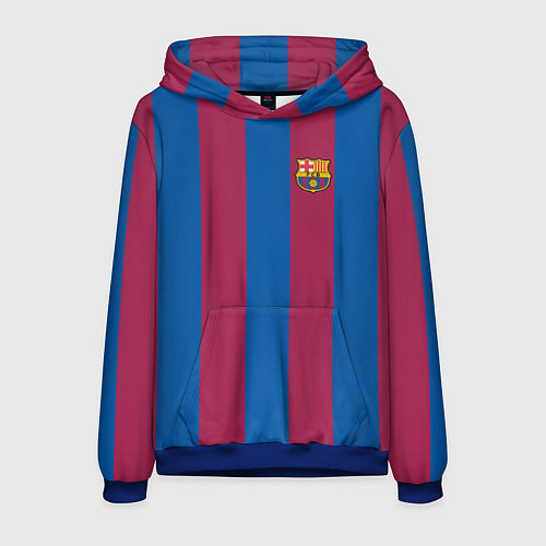 Мужская толстовка FC Barcelona 2021 / 3D-Синий – фото 1