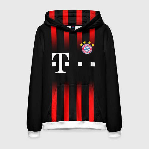 Мужская толстовка FC Bayern Munchen / 3D-Белый – фото 1