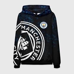 Толстовка-худи мужская Manchester City, цвет: 3D-черный