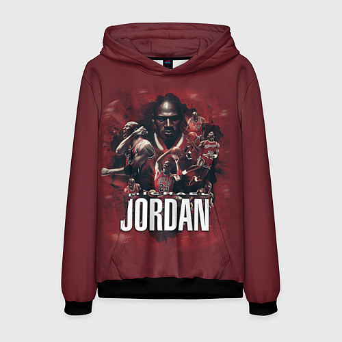 Мужская толстовка MICHAEL JORDAN / 3D-Черный – фото 1