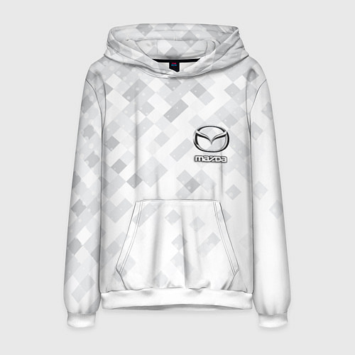 Мужская толстовка MAZDA / 3D-Белый – фото 1