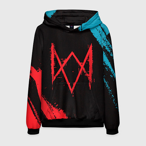 Мужская толстовка WATCH DOGS LEGION ВОТЧ ДОГС / 3D-Черный – фото 1