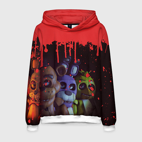 Мужская толстовка Five Nights At Freddys / 3D-Белый – фото 1