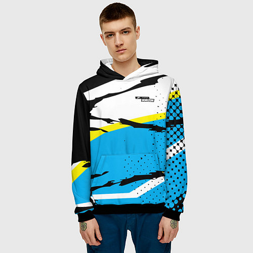 Мужская толстовка Forza Horizon / 3D-Черный – фото 3
