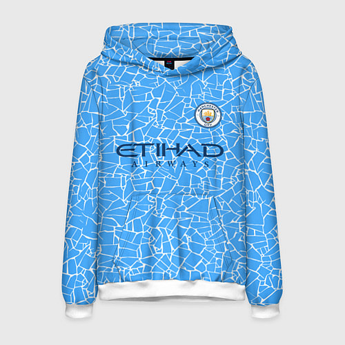 Мужская толстовка Manchester City 2021 Home Kit / 3D-Белый – фото 1