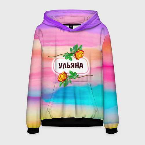 Мужская толстовка Ульяна / 3D-Черный – фото 1