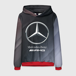 Толстовка-худи мужская MERCEDES МЕРСЕДЕС, цвет: 3D-красный
