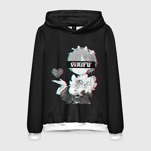 Мужская толстовка Re:Zero / 3D-Белый – фото 1