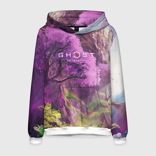 Мужская толстовка Ghost of Tsushima / 3D-Белый – фото 1