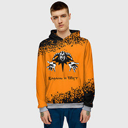 Толстовка-худи мужская КОРОЛЬ И ШУТ, цвет: 3D-меланж — фото 2