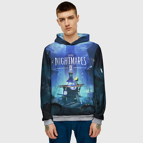 Мужская толстовка Little Nightmares 2 / 3D-Меланж – фото 3