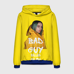 Толстовка-худи мужская Billie Eilish Билли Айлиш, цвет: 3D-синий