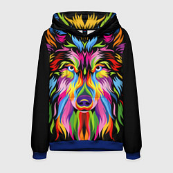 Мужская толстовка Neon wolf