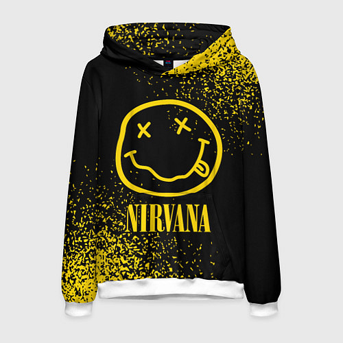 Мужская толстовка NIRVANA НИРВАНА / 3D-Белый – фото 1