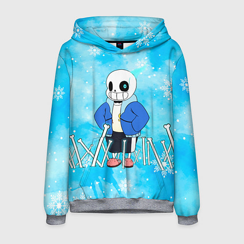 Мужская толстовка UNDERTALE / 3D-Меланж – фото 1