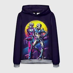 Толстовка-худи мужская JoJo’s Bizarre Adventure, цвет: 3D-меланж