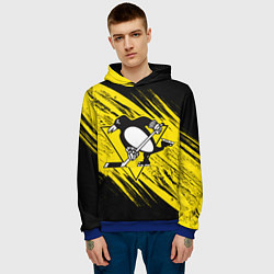 Толстовка-худи мужская Pittsburgh Penguins Sport, цвет: 3D-синий — фото 2