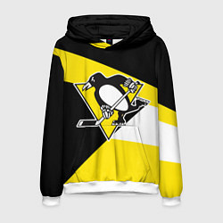 Толстовка-худи мужская Pittsburgh Penguins Exclusive, цвет: 3D-белый