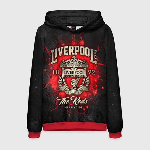 Мужская толстовка LIVERPOOL FC / 3D-Красный – фото 1