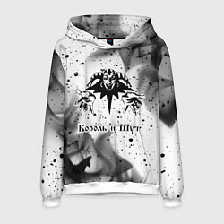 Толстовка-худи мужская КОРОЛЬ И ШУТ, цвет: 3D-белый