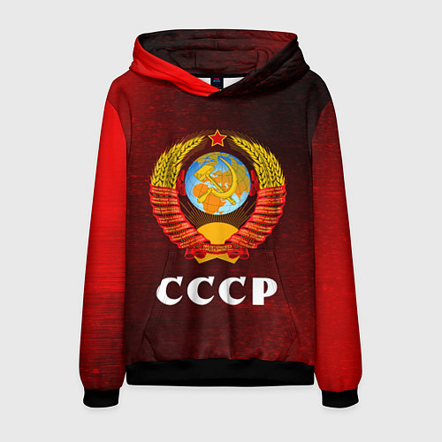 Мужская толстовка СССР USSR / 3D-Черный – фото 1