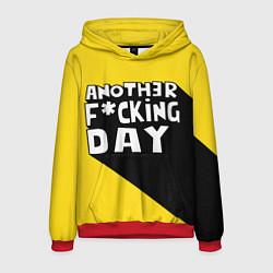 Толстовка-худи мужская Еще один день, цвет: 3D-красный