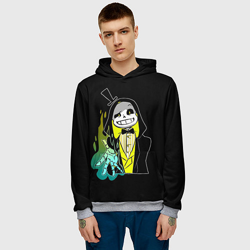 Мужская толстовка UNDERTALE / 3D-Меланж – фото 3