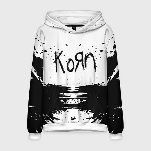 Мужская толстовка Korn / 3D-Белый – фото 1