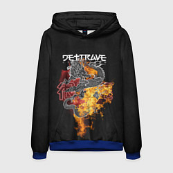 Толстовка-худи мужская Дети Rave China Town, цвет: 3D-синий