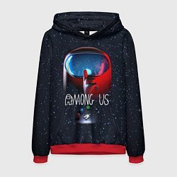 Толстовка-худи мужская AMONG US, цвет: 3D-красный