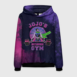 Толстовка-худи мужская JoJo’s Bizarre Adventure Gym, цвет: 3D-черный