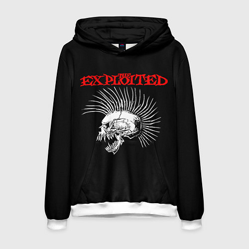 Мужская толстовка The Exploited / 3D-Белый – фото 1