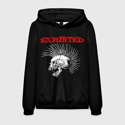 Толстовка-худи мужская The Exploited, цвет: 3D-черный