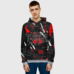 Толстовка-худи мужская Watch Dogs: Legion, цвет: 3D-меланж — фото 2