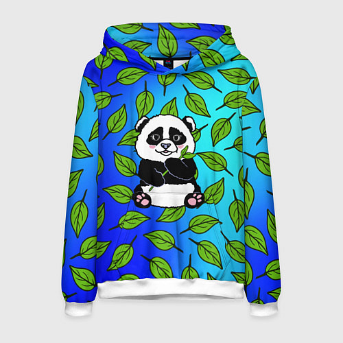 Мужская толстовка Панда / 3D-Белый – фото 1