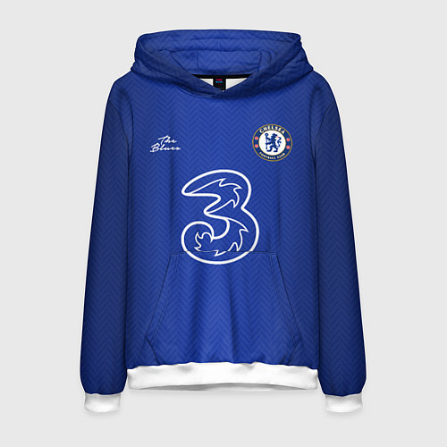 Мужская толстовка CHELSEA домашняя сезон 2021 / 3D-Белый – фото 1
