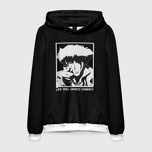 Мужская толстовка Увидимся, ковбой / 3D-Белый – фото 1