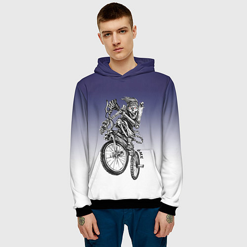 Мужская толстовка BMX / 3D-Черный – фото 3