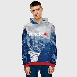 Толстовка-худи мужская FARCRY 4 S, цвет: 3D-красный — фото 2