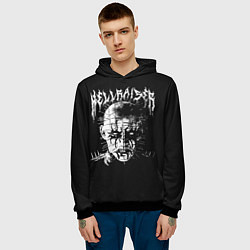 Толстовка-худи мужская Hellraiser, цвет: 3D-черный — фото 2