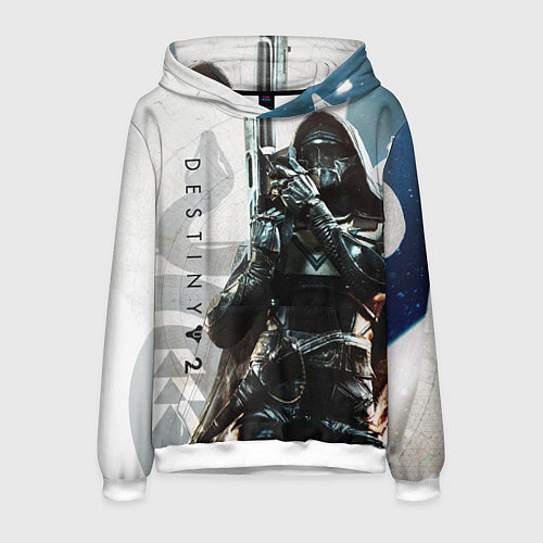 Мужская толстовка DESTINY, HUNTER / 3D-Белый – фото 1