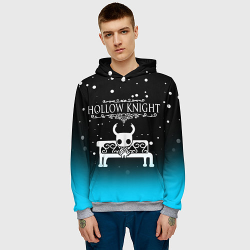 Мужская толстовка HOLLOW KNIGHT / 3D-Меланж – фото 3