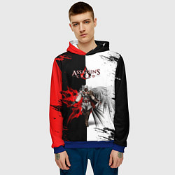 Толстовка-худи мужская ASSASSINS CREED, цвет: 3D-синий — фото 2