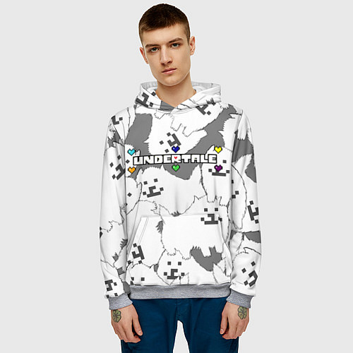 Мужская толстовка Undertale / 3D-Меланж – фото 3