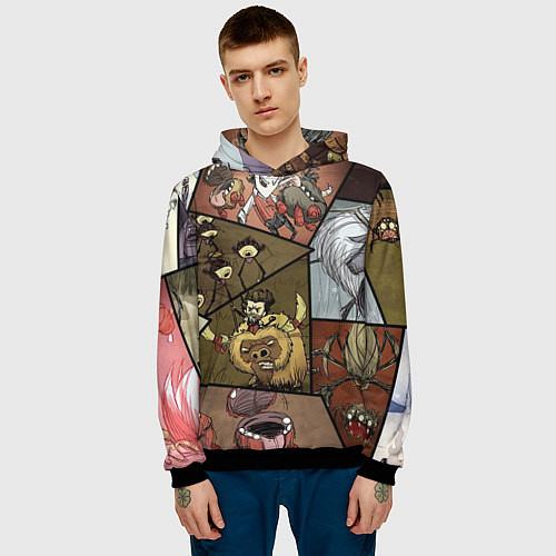 Мужская толстовка Dont Starve / 3D-Черный – фото 3